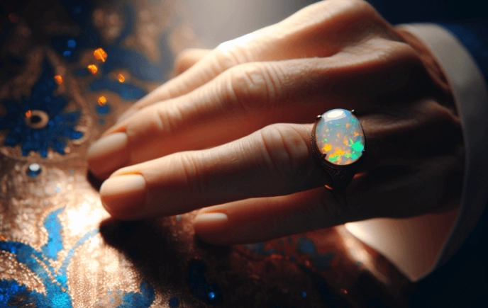 how to wear opal jewelry