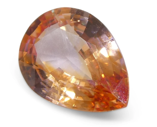 orange sapphire value
