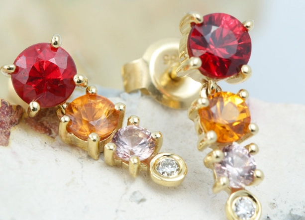 orange sapphire value