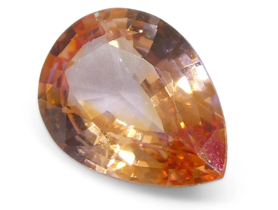 orange sapphire called