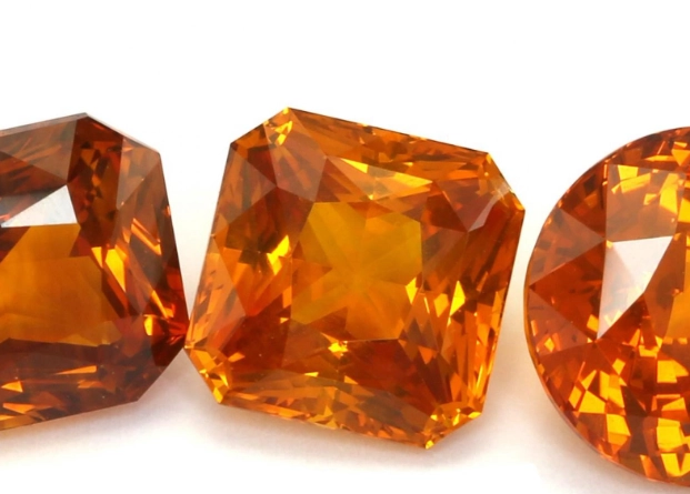 orange sapphire value