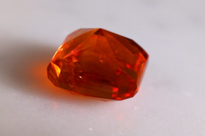 orange sapphire value