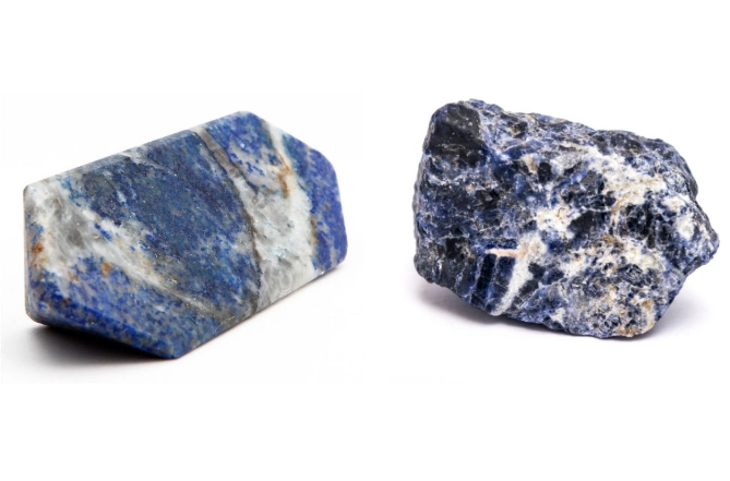 difference between sodalite and lapis lazuli