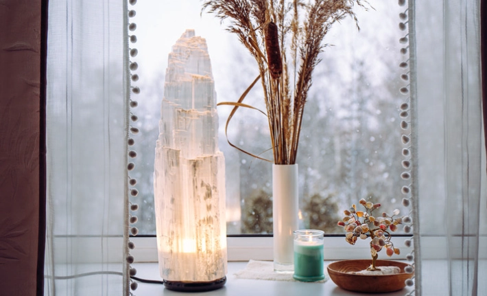 selenite in home