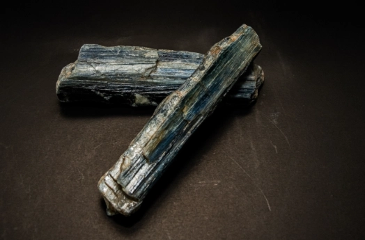 black kyanite crystal