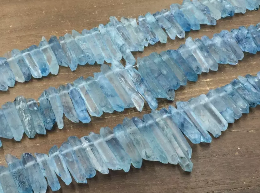 raw blue crystals