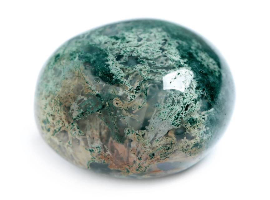 how to use green moss agate for healing